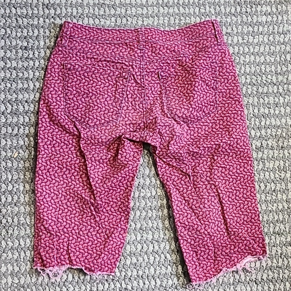 LOFT Pink Patterned Women Shorts - Picture 4 of 4